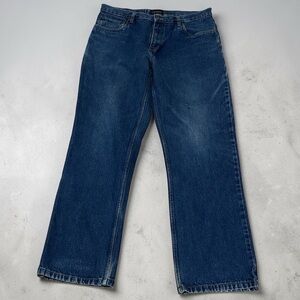 Vintage (36) NEVADA Jeans Straight Leg Men's Dark Wash Cotton Classic